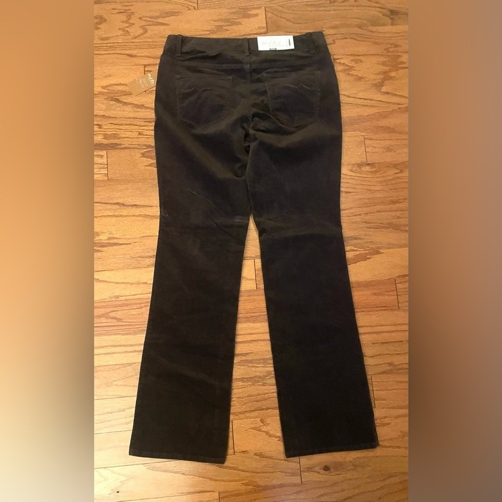 Sonoma- Women's Brown Ribbed Jeans Size 10 - Picture 5 of 7
